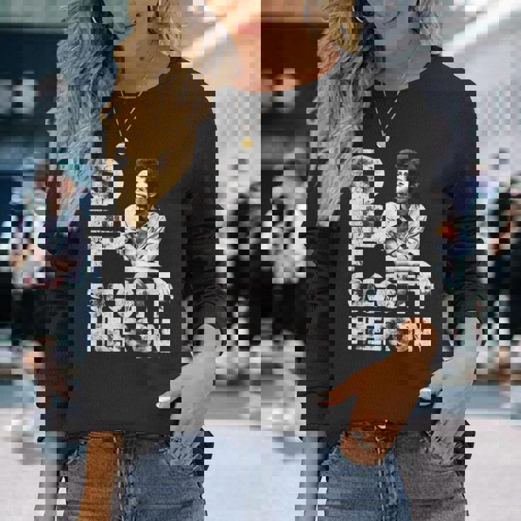 ギルスコットヘロン_003 長袖Tシャツ 彼女への贈り物