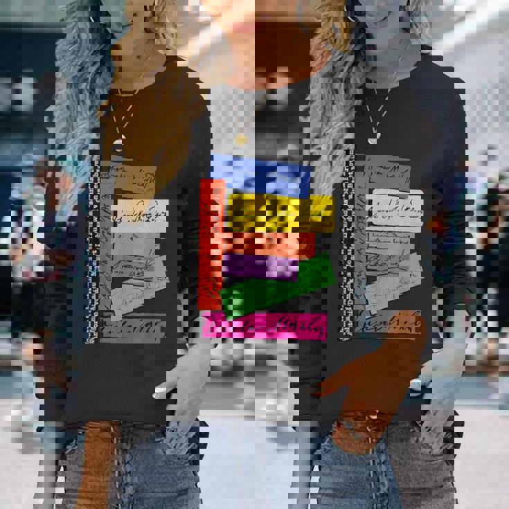 クラシック音楽作曲家 バッハ・ベートーヴェン・グスタフ・マーラー 長袖Tシャツ 彼女への贈り物