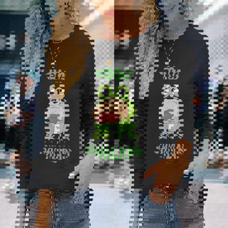 クレヨンしんちゃん カエルしんちゃん 長袖Tシャツ 彼女への贈り物