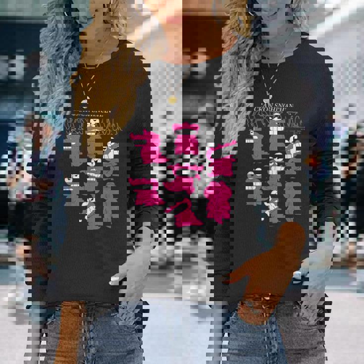 クレヨンしんちゃん ワニ山さんいっぱい！ 長袖Tシャツ 彼女への贈り物