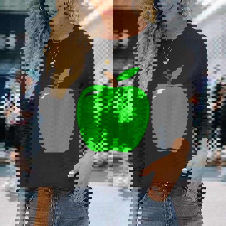 グリーンアップル 長袖Tシャツ 彼女への贈り物