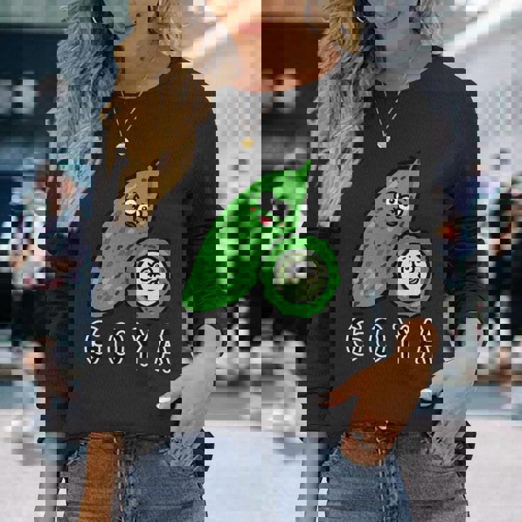 ゴーヤさん 長袖Tシャツ 彼女への贈り物