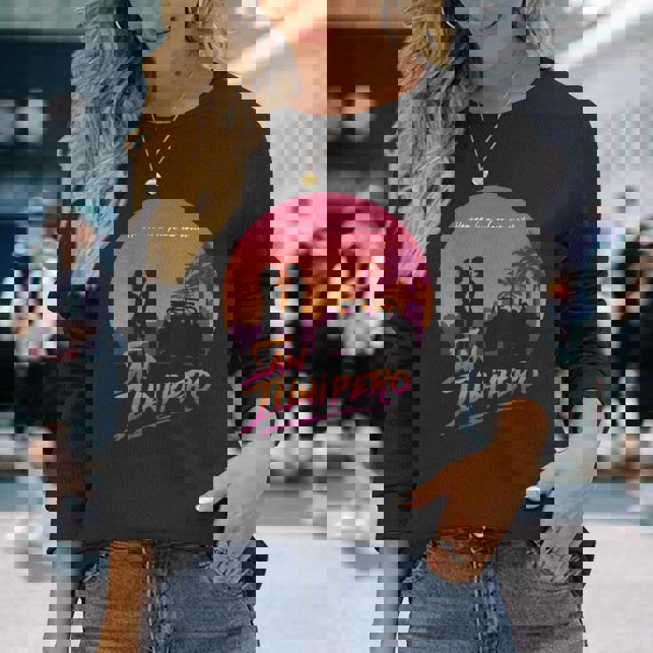 サンジュニペロへようこそ 長袖Tシャツ 彼女への贈り物