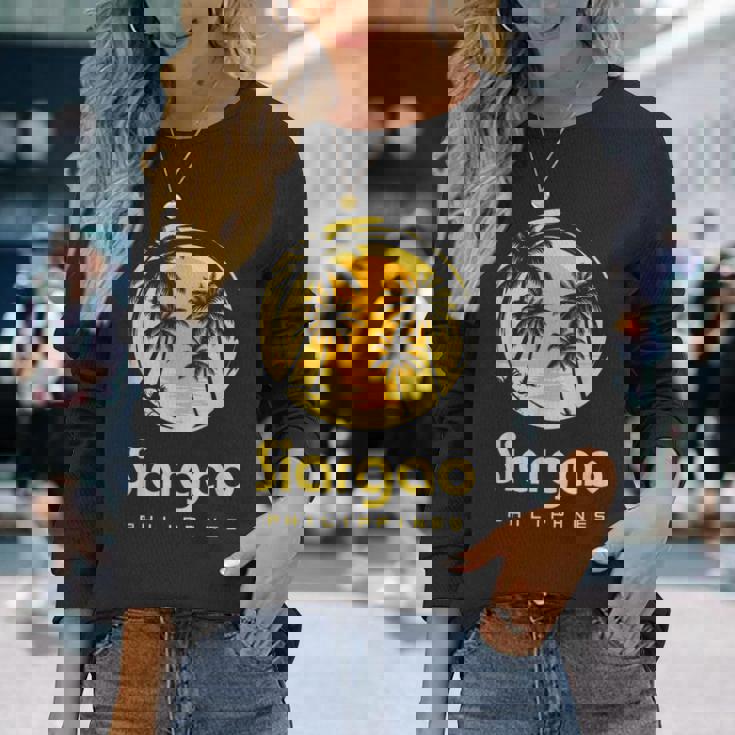 シアルガオ島 フィリピン 長袖Tシャツ 彼女への贈り物