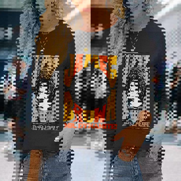 ジェームズ・ブラウン ミスター・ダイナマイト 長袖Tシャツ 彼女への贈り物