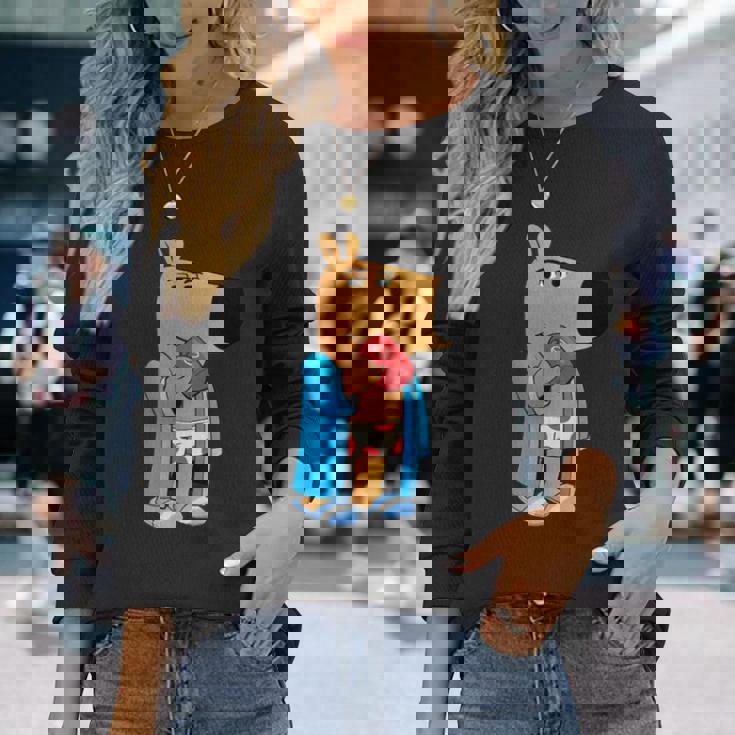 ジャスト・ア・チル・ガイ $チル・ガイ 長袖Tシャツ 彼女への贈り物