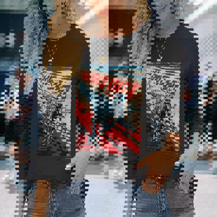 ジュラシック・ワールド Craws Out 長袖Tシャツ 彼女への贈り物