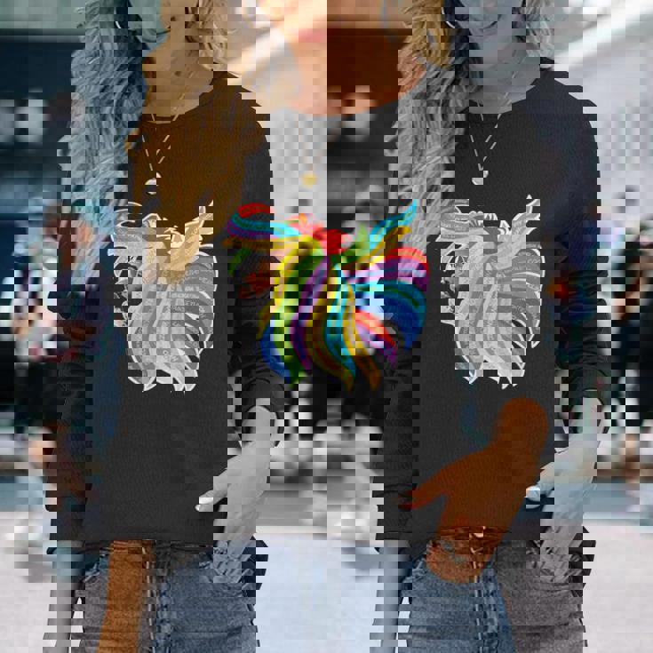 ジョージ・クリントン レインボーヘア 長袖Tシャツ 彼女への贈り物