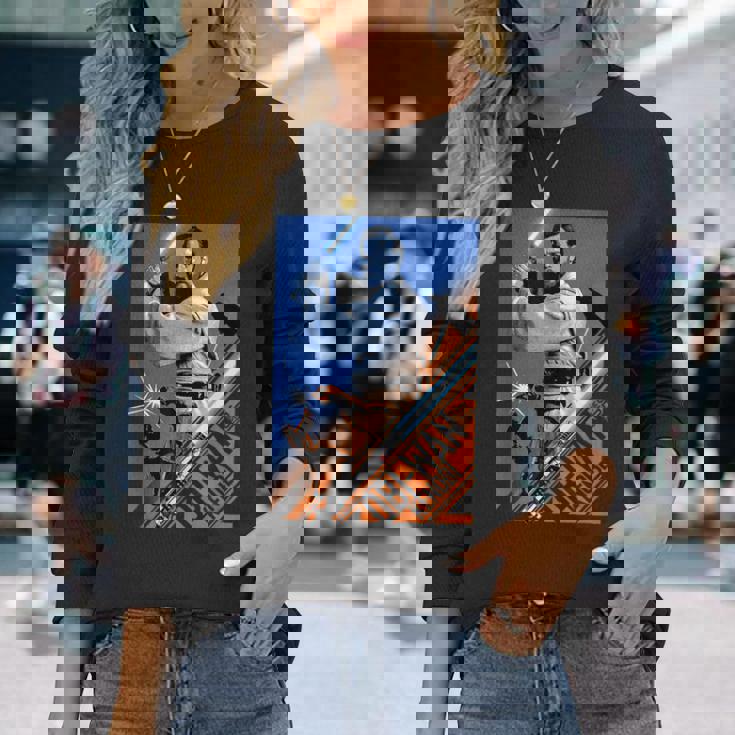 スター・ウォーズ シスの復讐 オビワン ケノービ セイバー スプリット 長袖Tシャツ 彼女への贈り物