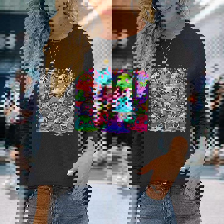 スライムランチャー、スライムペディア、グループランチャーwiki、グループムード。 長袖Tシャツ 彼女への贈り物