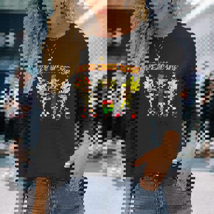 ソニック×れじぇくんuper Chaos Mode L 長袖Tシャツ 彼女への贈り物
