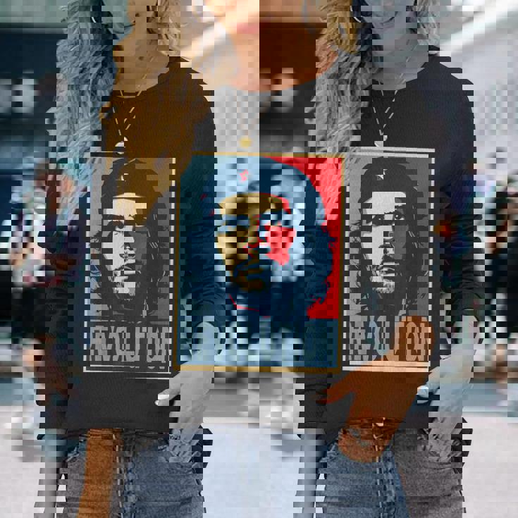 チェゲバラレボリューション ホープスタイル 長袖Tシャツ 彼女への贈り物