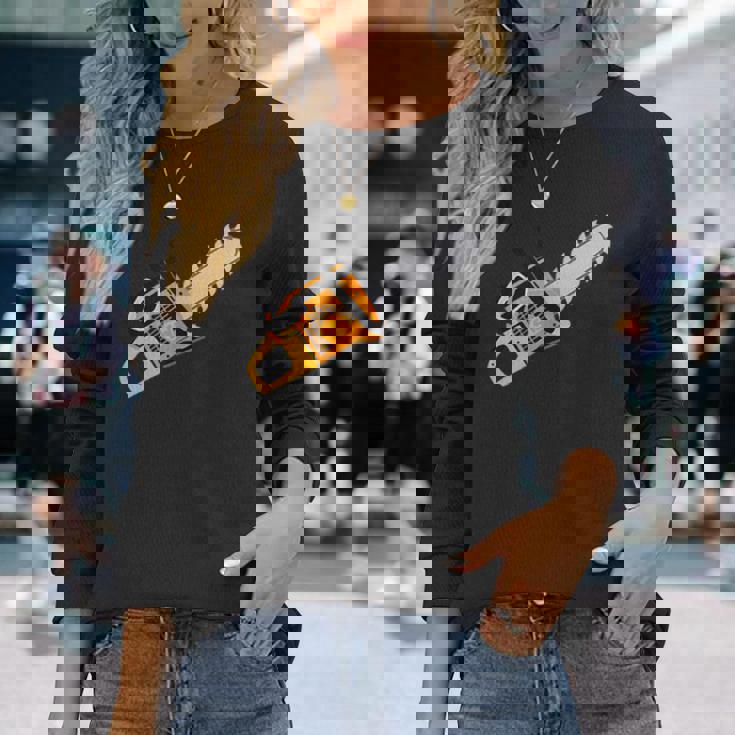 チェンソー 長袖Tシャツ 彼女への贈り物