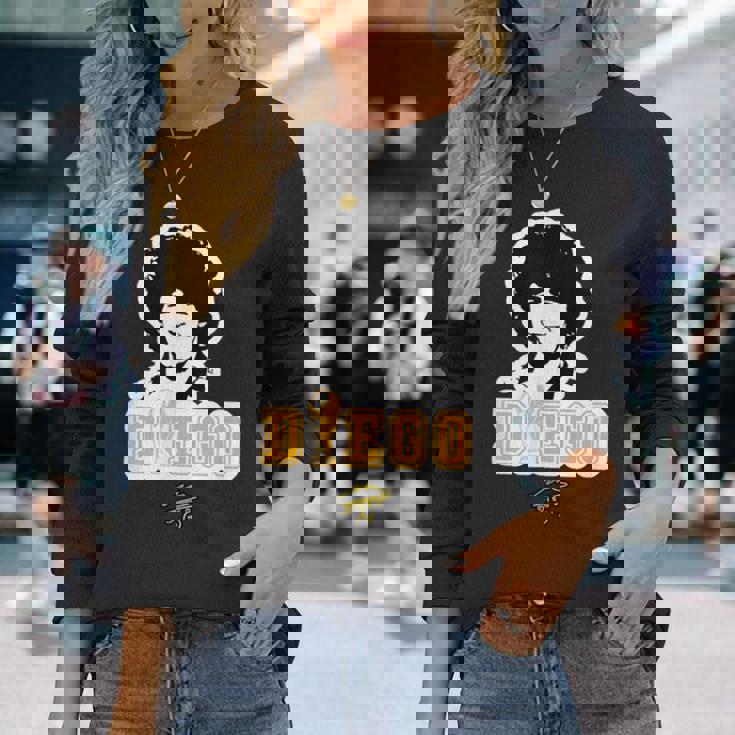 ディエゴ・マラドーナ・アルヘンティノス・ジュニアーズ 長袖Tシャツ 彼女への贈り物