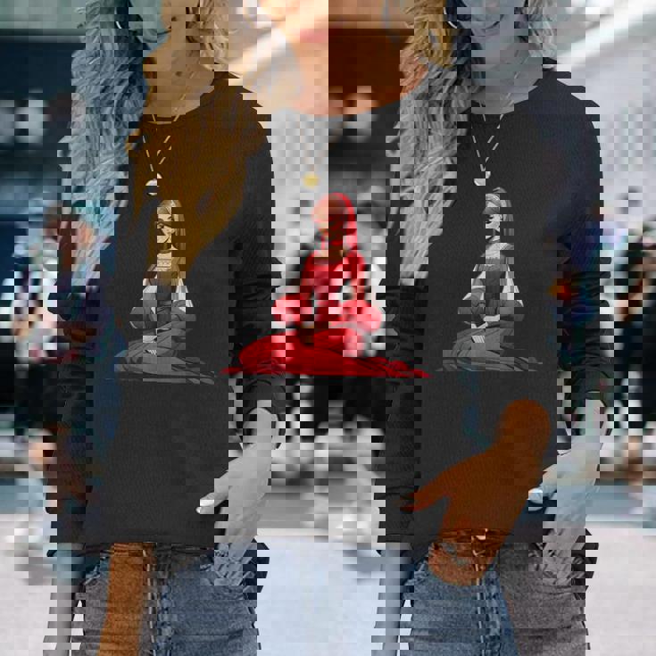 デド・モロズ スネグロチカ ロシア ロシア人 サンタクロース ロシア人 長袖Tシャツ 彼女への贈り物