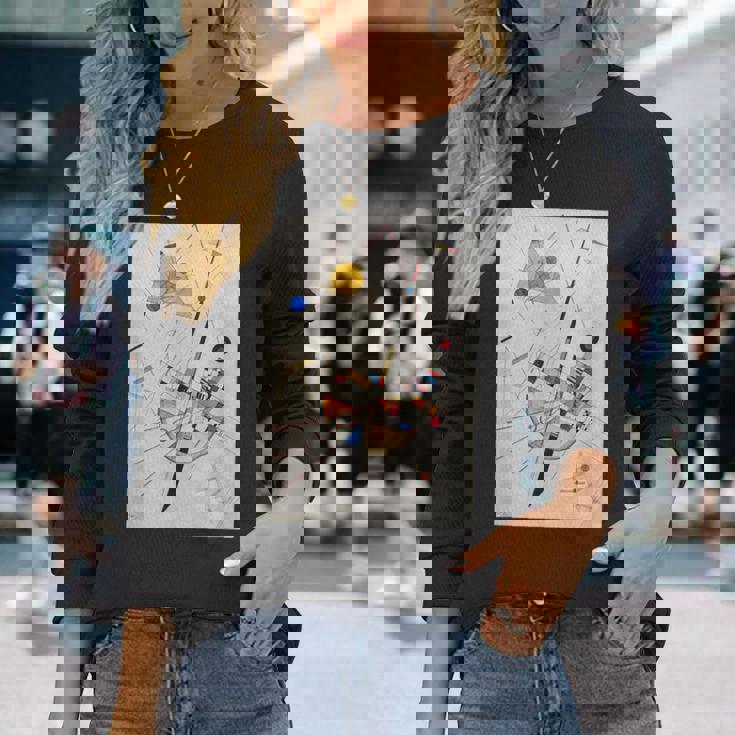 デリケートテンション-カンディンスキー 長袖Tシャツ 彼女への贈り物