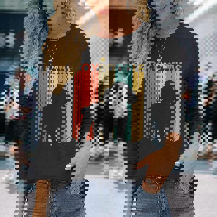 トイプードル犬 長袖Tシャツ 彼女への贈り物