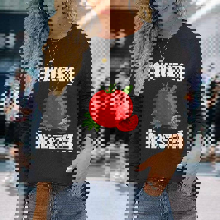 トマトマスターi トマト 長袖Tシャツ 彼女への贈り物