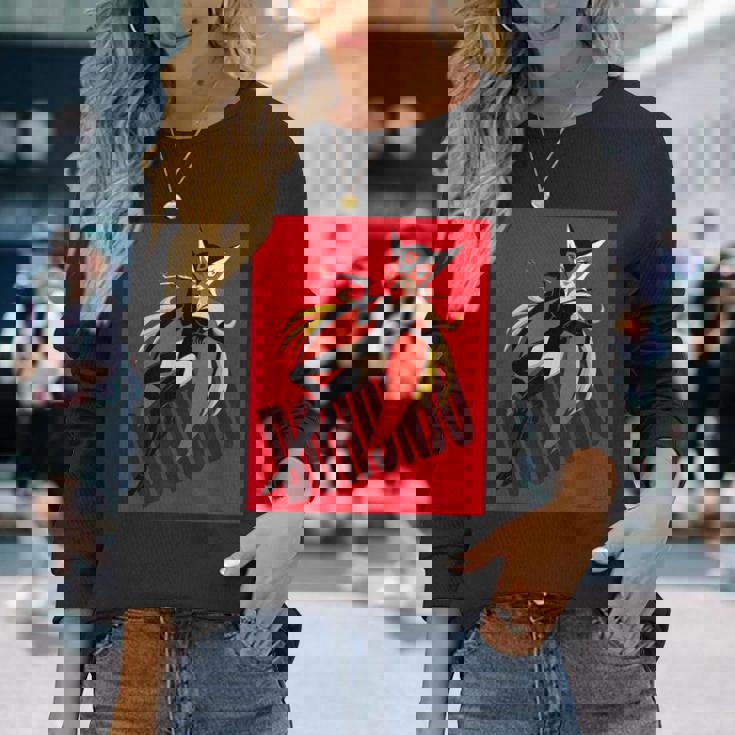 ドロンジョデザインb 長袖Tシャツ 彼女への贈り物