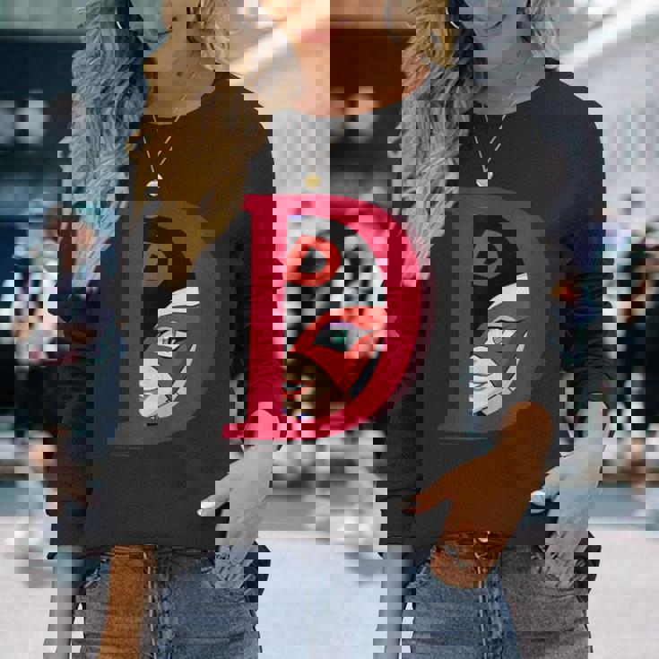 ドロンジョデザインf 長袖Tシャツ 彼女への贈り物