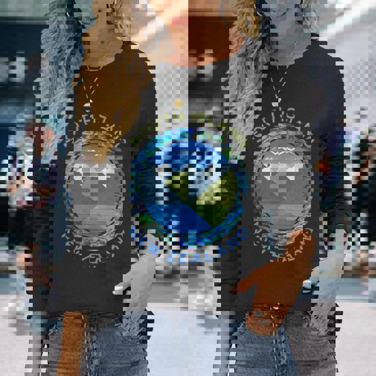 ニュージーランド キウイ サウス アイランド Fiordand 長袖Tシャツ 彼女への贈り物