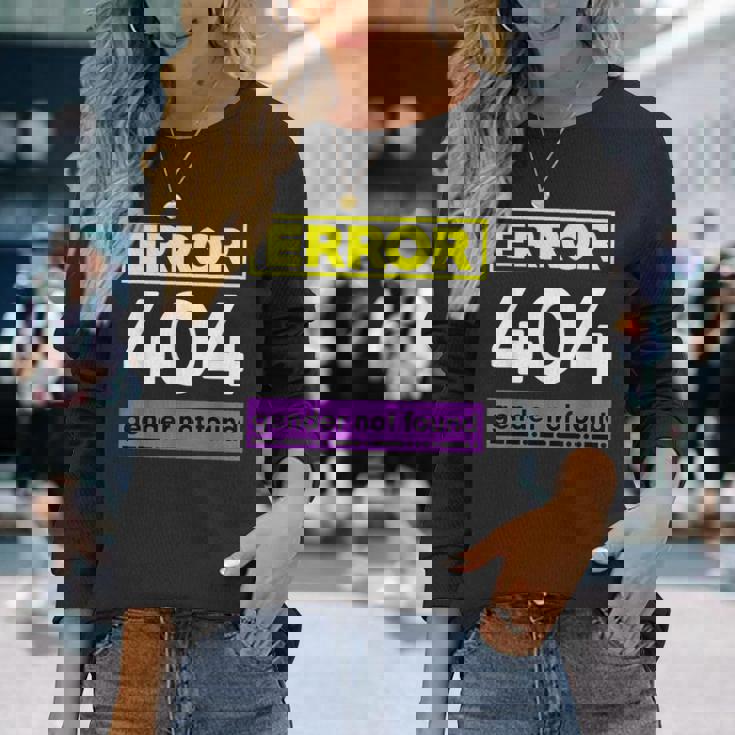 ノンバイナリープライド ジェンダークィア 長袖Tシャツ 彼女への贈り物