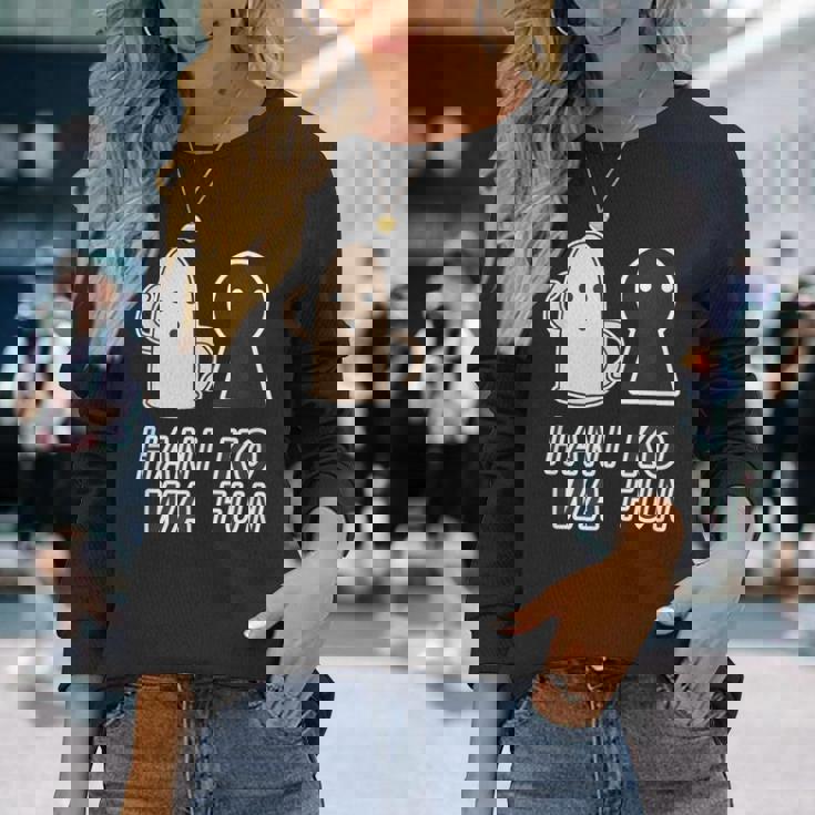 ハニワくん X 古墳くん 埴輪【ゆるフレンズ】歴史 かわいい イラスト 面白い 長袖Tシャツ 彼女への贈り物