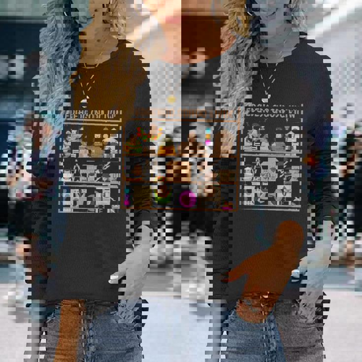 ハリネズミのコンドミニアムの生活のおもちゃ ヘイベッドの隠れ家の家 長袖Tシャツ 彼女への贈り物