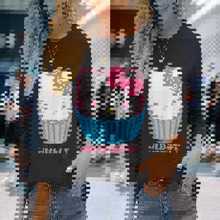 ハローキティ Usデザイン カップケーキ 長袖Tシャツ 彼女への贈り物