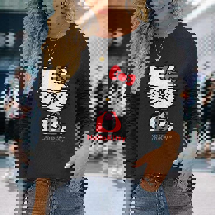 ハローキティ Usデザイン メガネ 長袖Tシャツ 彼女への贈り物