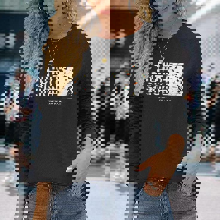 ハワイ諸島 ノースショア ハレイワ サーファー 長袖Tシャツ 彼女への贈り物