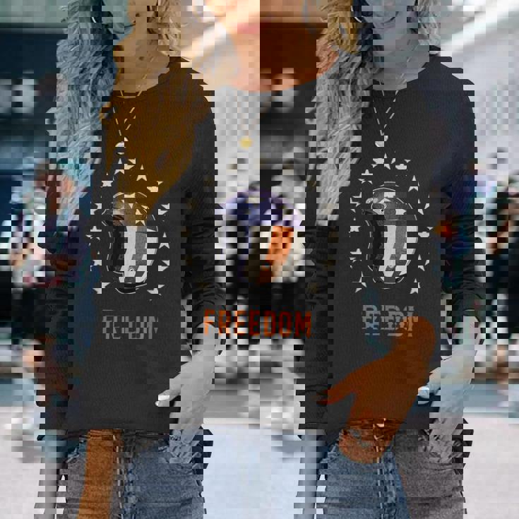 バイカー ヘルメット ライダー アメリカン ハーレー チョッパー バイク ジェット ヘルメット ツーリング イージー 長袖Tシャツ 彼女への贈り物