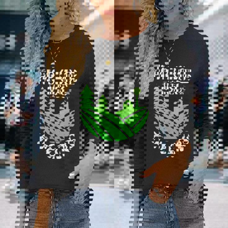 パインノブ 音楽 劇場 ミュージシャン ミュージカル 長袖Tシャツ 彼女への贈り物