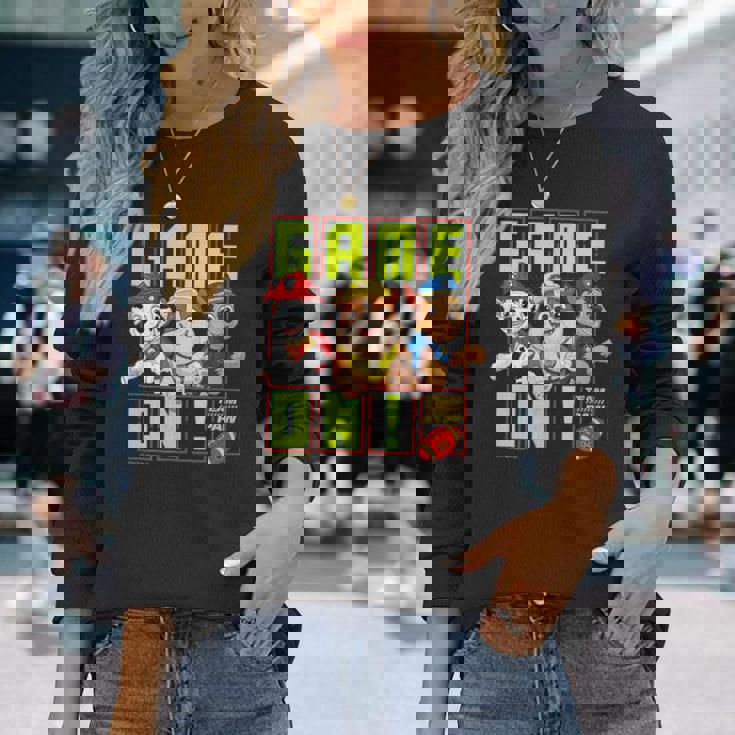 パウパトロール フットボールチーム パウゲームオン 長袖Tシャツ 彼女への贈り物