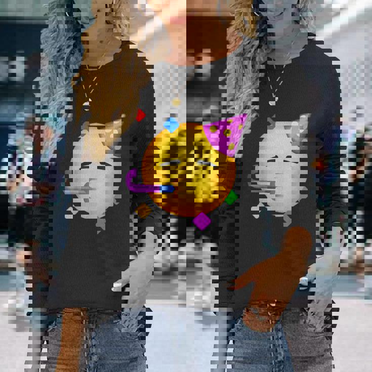 パーティーフェイス 長袖Tシャツ 彼女への贈り物