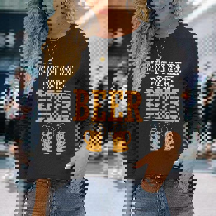 ビール好きのシャツビール好きにはたまらない 長袖Tシャツ 彼女への贈り物