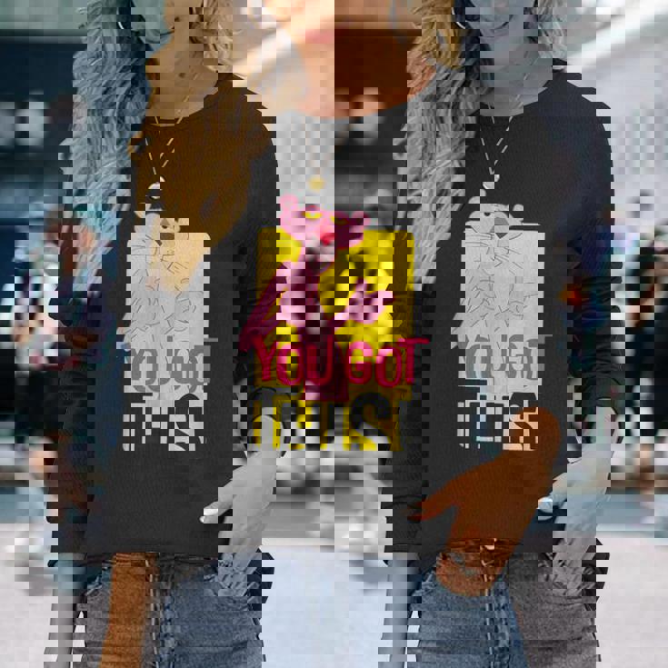 ピンクパンサー You Got This 長袖Tシャツ 彼女への贈り物