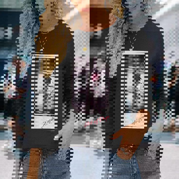 ファインアート05 写真 インスタントカメラ おしゃれ プリント 風景 スナップ 個性的 モノクロ メンズ レディース 長袖Tシャツ 彼女への贈り物