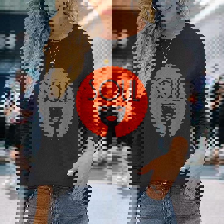 ファンクシャツ 音楽愛好家のためのヴィンテージ70年代コスチューム 長袖Tシャツ 彼女への贈り物