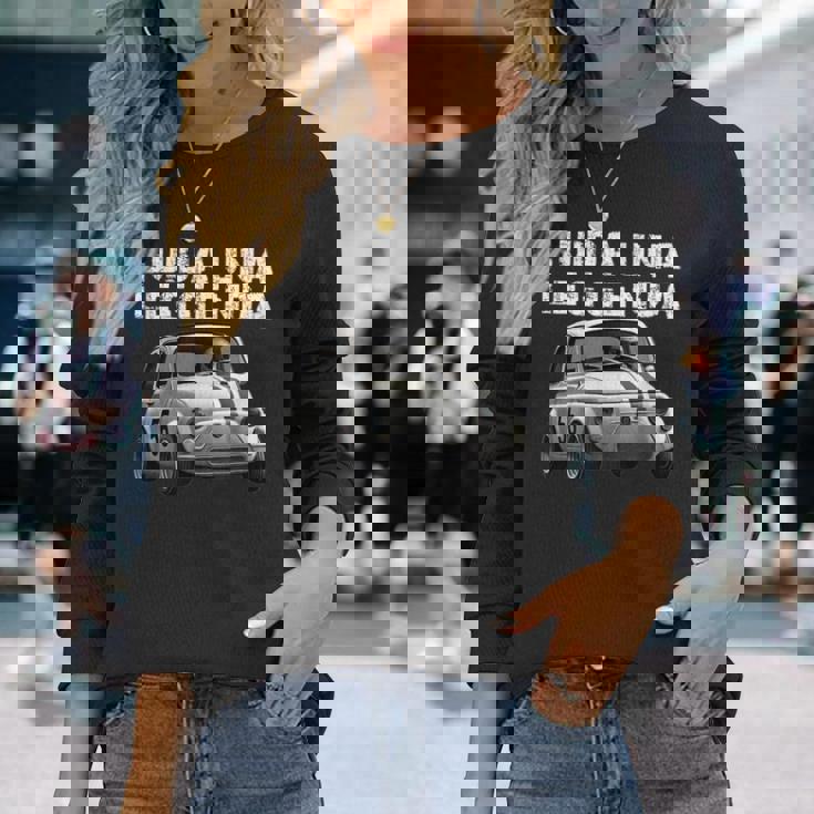 フィアット500 長袖Tシャツ 彼女への贈り物