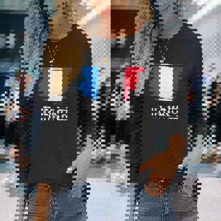 フランス 国 フランス国旗 メンズ レディース キッズ フランス 長袖Tシャツ 彼女への贈り物