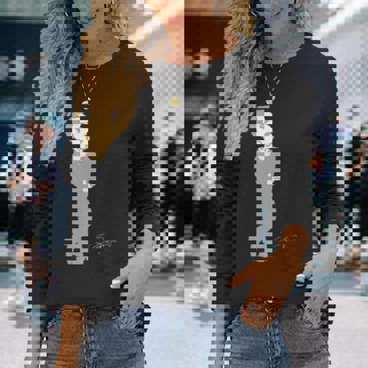 フランチェスコ キャラクター かわいい 大人 シック インスタ ワンポイント チャーミング キュート シュール お洒落 長袖Tシャツ 彼女への贈り物