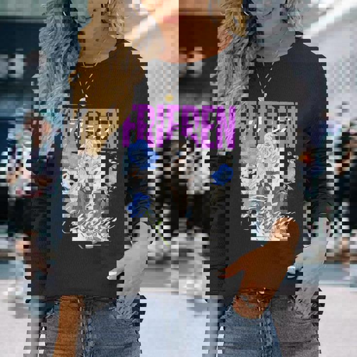 フリーレンと一緒にネモフィラの花園で冷やす時間 長袖Tシャツ 彼女への贈り物