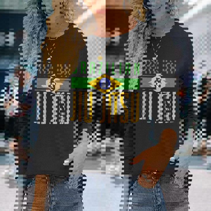 ブラジリアン柔術tシャツ Bjj柔術 長袖Tシャツ 彼女への贈り物