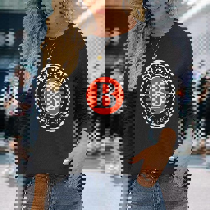 ブリクストン イギリス、ロンドンイギリス 長袖Tシャツ 彼女への贈り物