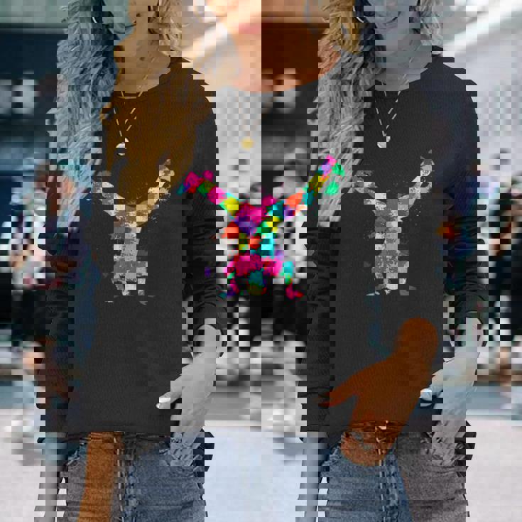 ブレイクダンスブレイクダンサーブレイクダンスキッズボーイズ 長袖Tシャツ 彼女への贈り物