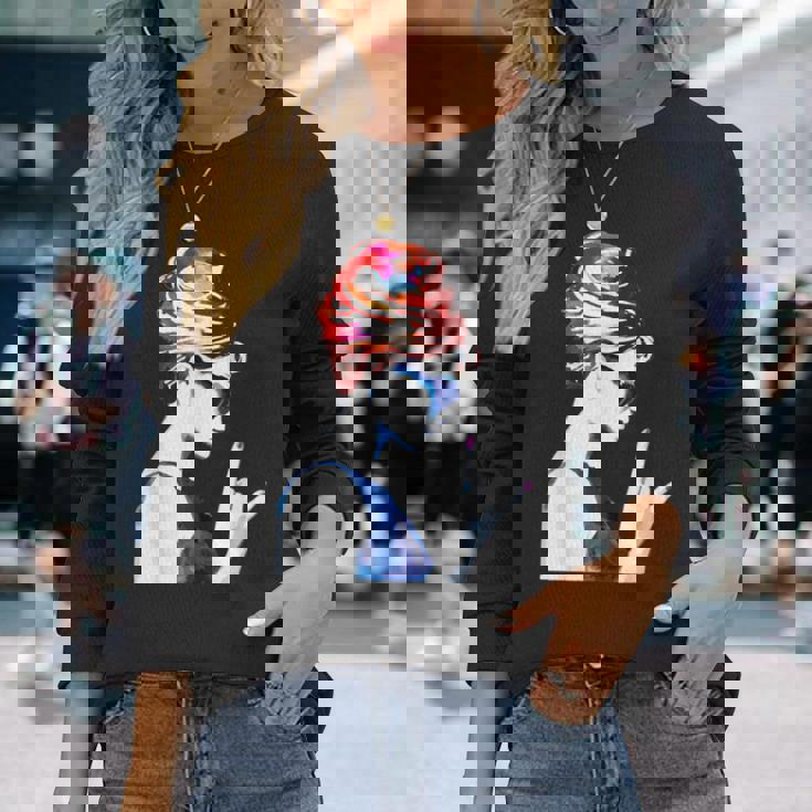 ヘップバーン ヴィンテージ ハリウッド ロックンロール 長袖Tシャツ 彼女への贈り物