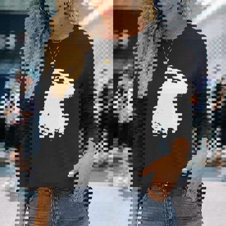 ボルネオオランウータン 長袖Tシャツ 彼女への贈り物