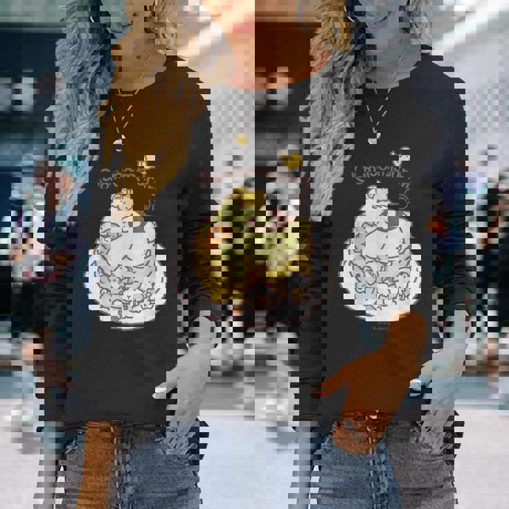 ポムポムプリン Usデザイン プリン 長袖Tシャツ 彼女への贈り物