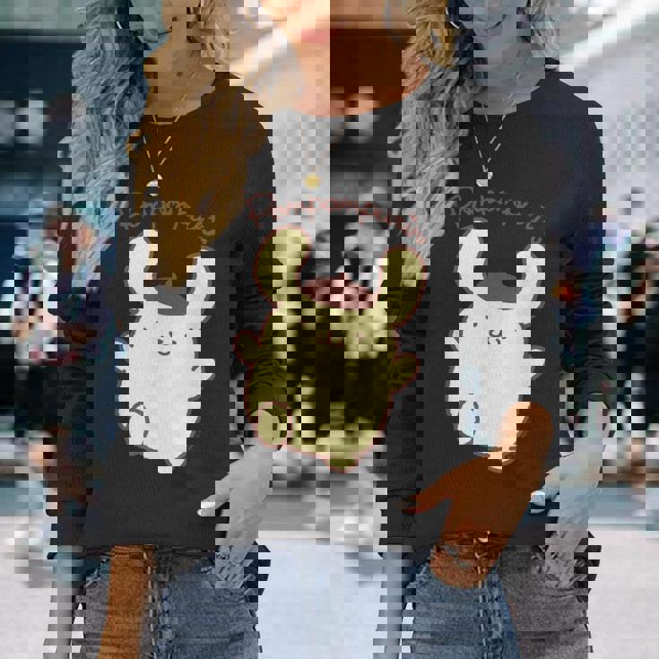 ポムポムプリン ジャンプ ダークカラー 長袖Tシャツ 彼女への贈り物